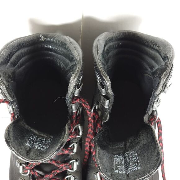 Sorel Women’s Conquest US 6 Black Leather Waterproof Wedge Ankle Winter Boots - Picture 10 of 16